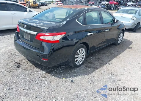 2015 Nissan Sentra S z USA, uszkodzony, nr VIN 3N1AB7AP0FY277848